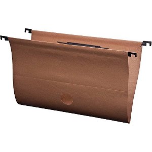 Pasta suspensa kraft haste plastica - frama (cx.c/50)