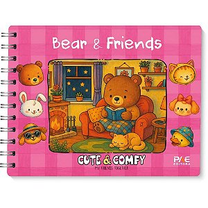 Livro de colorir cute e comfy bear friend.cd rs - pae editora (unidade)