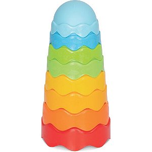 Brinquedo educativo torre magica 8 pecas - merco toys (unidade)