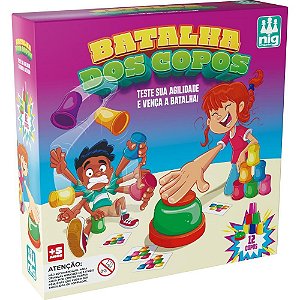 Jogo diverso batalha dos copos - nig brinquedos (unidade)