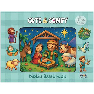 Livro de colorir cute e comfy biblia ilust.cd - pae editora (unidade)