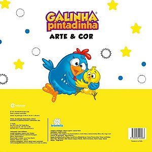Livro infantil colorir arte e cor galinha pintadinha - culturama (unidade)