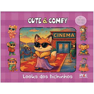 Livro de colorir cute e comfy look bichinhos cd - pae editora (unidade)
