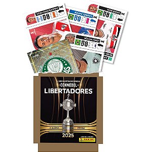 Figurinhas libertadores 2025 env.c/5 - panini (pct.c/20)