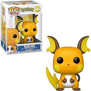 Boneco e personagem funko pop pokemon raichu - candide (unidade)