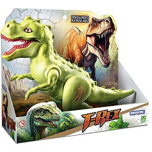 Dinossauro t-rex articulado - brinquemix (unidade)