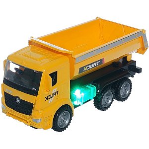 Caminhao cacamba c/luz e som 21cm. - pp import (unidade)
