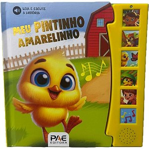 Livro sonoro meu pintinho amare.19x19,5 12p - pae editora (unidade)