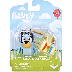 Miniatura colecionavel bluey strater pack 6cm (s) - candide (unidade)