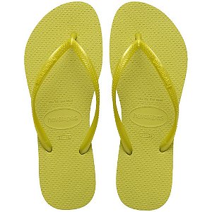 Chinelo havaianas feminino slim 35/6 wild lime - havaianas (par)