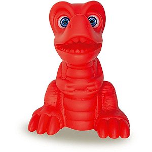 Dinossauro t-rex baby 14cm vinil (s) - milk (unidade)