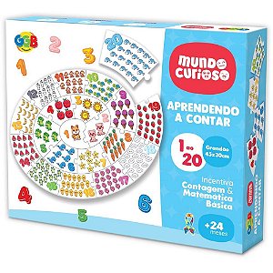 Brinquedo pedagogico aprendendo a contar de 1 ao 20 - ggb plast (unidade)