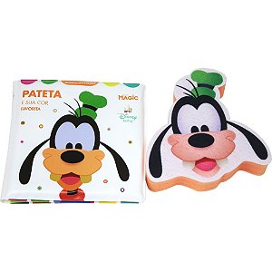 Livro para banho pateta c/esponja 14x14cm - magic kids (unidade)
