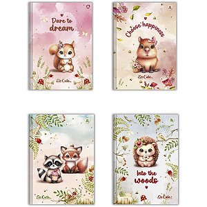 Caderno brochurao capa dura so cute 80f - animativa (pct.c/05)