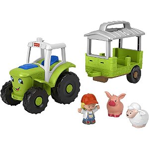 Fisher-price entretenimento lp trator musical medio - mattel (unidade)