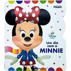 Livro infantil ilustrado um dia com a minnie 19x21cm - magic kids (unidade)