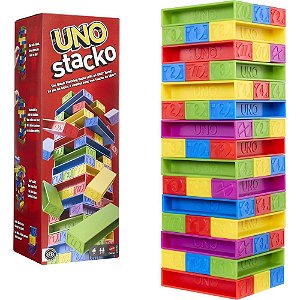 Jogo de cartas uno stacko refresh - mattel (unidade)