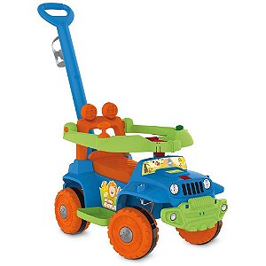 Veiculo para bebe banjipe passeio/andador az 25k - bandeirante (unidade)