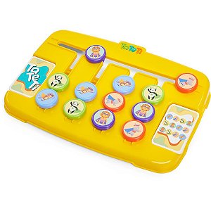 Brinquedo educativo logic fun c/pecas e cartas - tateti (unidade)