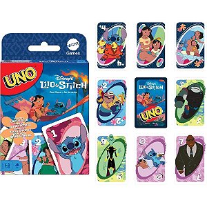 Jogo de cartas uno lilo e stitch - mattel (unidade)