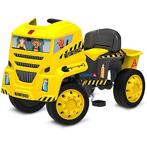 Veiculo a pedal caminhao construtor am 35kg - bandeirante (unidade)