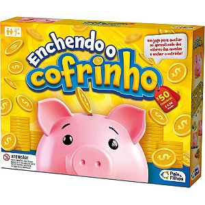 Jogo de tabuleiro enchendo o cofrinho - pais e filhos (unidade)