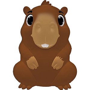 Boneco e personagem capivara juca vinil 16cm - samba toys (unidade)
