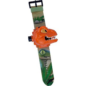 Relogio infantil dino com projetor - bee toys (unidade)
