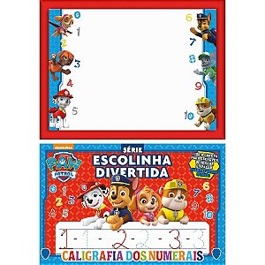 Livro brinquedo ilustrado patrulha canina lousa magica - online editora (unidade)