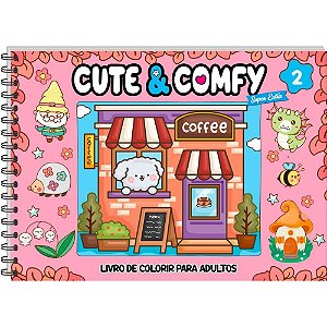 Livro de colorir cute e comfy ed 02 cd espiral - online editora (unidade)