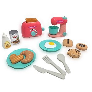 Brincando de casinha doce cozinha torrad.e batedeir - cardoso toys (unidade)