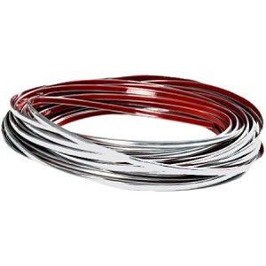 Revestimento de parede adesivo fita decorativa prata 3m - contact (unidade)