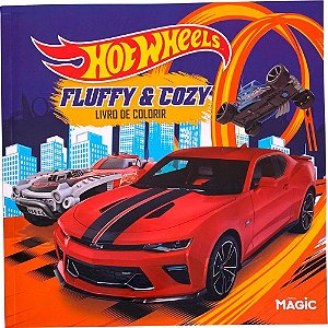 Livro de colorir hot wheels 48pgs 24x24cm - magic kids (unidade)