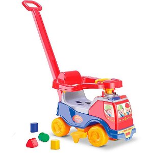 Veiculo para bebe totoka plus menino c/som - cardoso toys (unidade)