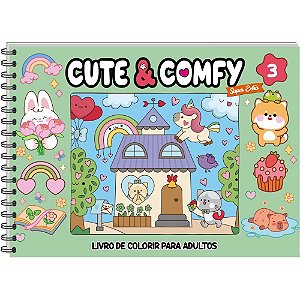 Livro de colorir cute e comfy ed 03 cd espiral - online editora (unidade)