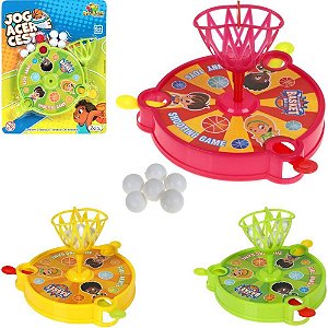 Brinquedo educativo jogo acerte a cesta 14cm - art brink (unidade)