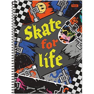 Caderno 01x1 capa dura drip 80f - foroni (pct.c/04)