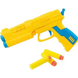 Lancador disparador 3 dardos 19,5cm - samba toys (unidade)