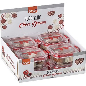 Borracha decorada choco dream c/cheiro 4 mod (s) - brw (dp.c/08)