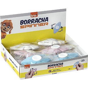 Borracha colorida borracha spinner 3 cores (s) - brw (dp.c/12)