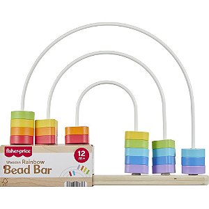 Fisher price wood contando cores 21pcs - mattel (unidade)
