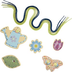 Fisher price wood jardim magico 5pcs - mattel (unidade)