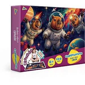 Quebra-cabeca cartonado capinautas grandao 120pcs - toyster (unidade)