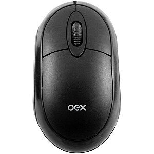 Mouse optico usb fit 1000dpi preto - newex (unidade)