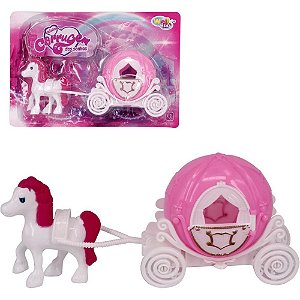 Brinquedo diverso carruagem encantada sortidas - wellmix (unidade)