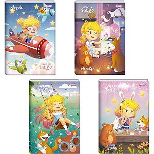 Agenda permanente turma da bela cd 96f 134x200mm - jandaia (pct.c/04)