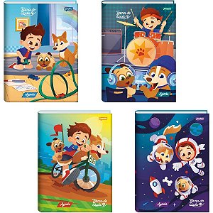 Agenda permanente turma do duda cd 96f 134x200mm - jandaia (pct.c/04)