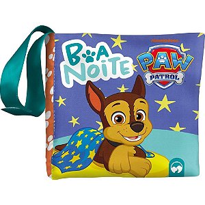 Livro brinquedo ilustrado patrulha canina chase de pano - vale das letras (unidade)