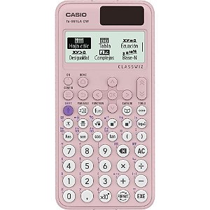 Calculadora cientifica fx991 lacw-pk 550 funcoes rosa - casio (unidade)