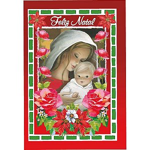 Cartao de natal kit-250 dobrado c/envelope - cristina (pct/270)